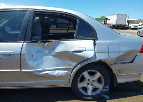 2004 Honda Civic Ex из США, поврежденный, VIN 2HGES26894H622947